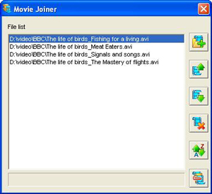 AVI Joiner, MPEG Joiner, WMV Joiner, MP3 Joiner, VOB Joiner, Video Joiner
