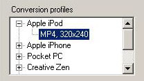Movie Converter profile iPod